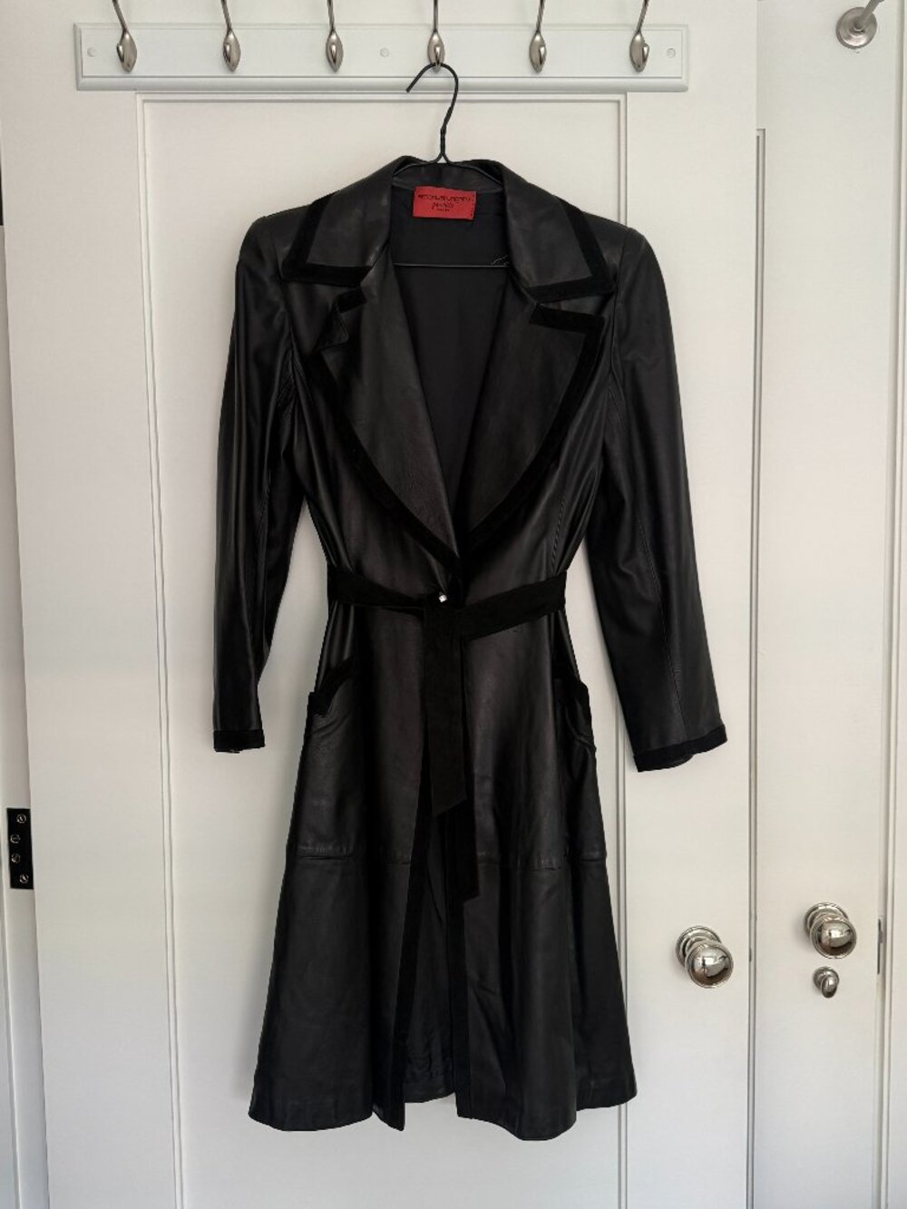 Emanuel Ungaro Black Leather Jacket
